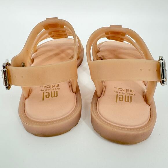 Mel Dreamed by Melissa Flox Sandals‎ Beige Size 11 - Picture 6 of 11
